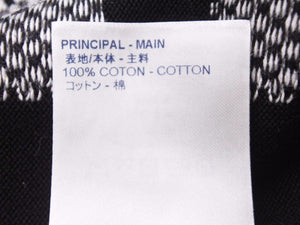 LOUIS VUITTON ルイヴィトン 21SS Tシャツ 半袖 ニット 21SS ダミエ ストライプ ジャガード ブラック 美品 40971