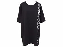 画像をギャラリービューアに読み込む, LOUIS VUITTON ルイヴィトン 21SS Tシャツ 半袖 ニット 21SS ダミエ ストライプ ジャガード ブラック 美品 40971