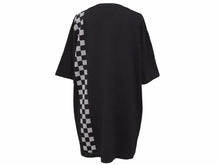画像をギャラリービューアに読み込む, LOUIS VUITTON ルイヴィトン 21SS Tシャツ 半袖 ニット 21SS ダミエ ストライプ ジャガード ブラック 美品 40971