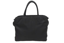 Load image into Gallery viewer, PRADA プラダ ハンドバック バック ナイロン ブラック 黒 三角ロゴ プレート ヴィンテージ 中古 40997