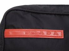 Load image into Gallery viewer, PRADA SPORT プラダ スポーツ ミニナイロンショルダーバッグ ポシェット 斜めがけ B8674 ブラック 美品 41022