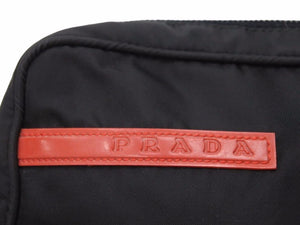 PRADA SPORT プラダ スポーツ ミニナイロンショルダーバッグ ポシェット 斜めがけ B8674 ブラック 美品 41022