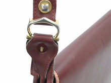 Load image into Gallery viewer, CARTIER カルティエ マストライン ショルダーバッグ メッセンジャー ペンホルダー ボルドー ゴールド金具 中古 41026