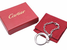 画像をギャラリービューアに読み込む, 美品 CARTIER カルティエ パンサーモチーフ キーホルダー パンテール 小物 シルバー フック チェーン 41029