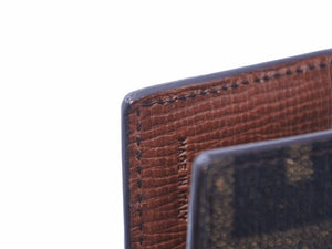 FENDI フェンディ 二つ折り財布 ズッカ 柄 ルガード カード 小銭