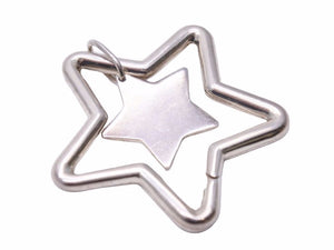 美品 TIFFANY&Co. ティファニー スター キーリング キーホルダー シルバー925 星 アクセサリー 小物 41039