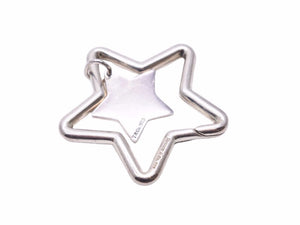 美品 TIFFANY&Co. ティファニー スター キーリング キーホルダー シルバー925 星 アクセサリー 小物 41039