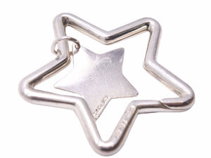 美品 TIFFANY&Co. ティファニー スター キーリング キーホルダー シルバー925 星 アクセサリー 小物 41039