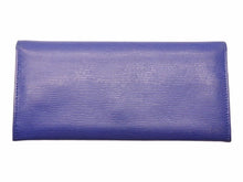 Load image into Gallery viewer, CELINE セリーヌ 長財布 サークルロゴ バイカラー ヴィンテージ ブルー レッド ウォレット 中古 41043