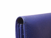 Load image into Gallery viewer, CELINE セリーヌ 長財布 サークルロゴ バイカラー ヴィンテージ ブルー レッド ウォレット 中古 41043