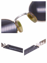 画像をギャラリービューアに読み込む, Emporio Armani エンポリオ・アルマーニ サングラス 056-S 707 48▭20 135 眼鏡 ブラック シルバー 小物 アイウェア 中古 41052