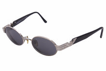 画像をギャラリービューアに読み込む, Emporio Armani エンポリオ・アルマーニ サングラス 056-S 707 48▭20 135 眼鏡 ブラック シルバー 小物 アイウェア 中古 41052