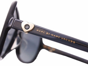 MARC JACOBS マークジェイコブス サングラス ブラック アイウェア 眼鏡 小物 ハート MMJ 470/F/S 中古 41058