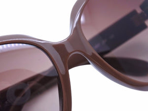 美品 Chloe クロエ サングラス 2227 アイウェア 眼鏡 ブラウン ロゴ 小物 41059