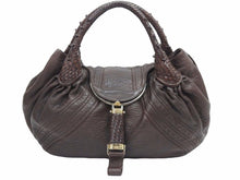 Load image into Gallery viewer, FENDI フェンディ スパイバッグ ハンドバッグ トートバッグ 編み込み 内側 ズッカ柄 ズッキーノ柄 ヴィンテージ 美品 41127