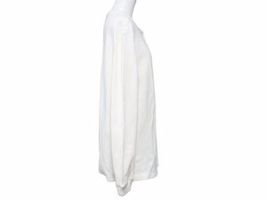 モンクレール シャツ MAGLIA SERAFINO F10918G72300 白 ホワイト 長袖Tシャツ ボタン 美品 41153