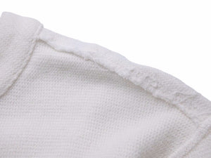 モンクレール シャツ MAGLIA SERAFINO F10918G72300 白 ホワイト 長袖Tシャツ ボタン 美品 41153