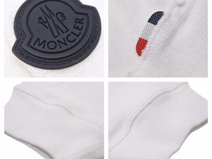 モンクレール シャツ MAGLIA SERAFINO F10918G72300 白 ホワイト 長袖Tシャツ ボタン 美品 41153
