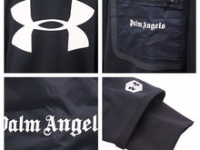Load image into Gallery viewer, PALM ANGELS パームエンジェルス アンダーアーマー コラボスウェット ブラック ホワイト メンズ レディース ユニセックス 白 黒 美品 41155