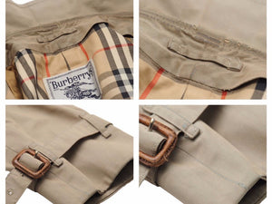 Burberrys バーバリー コート トレンチコート ジャケット ビンテージ ノバチェック コットン ベージュ サイズL 中古 41156 