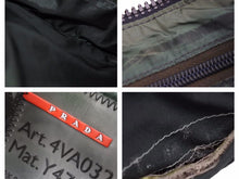 Load image into Gallery viewer, PRADA プラダ プラダスポーツ ショルダーバッグ ポシェット 斜め掛け ナイロン ブラック ブラック グレー 4VA032 美品 41182