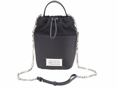 Maison Margiela メゾンマルジェラ ショルダーバッグ 2WAY 5AC ファイブエーシー s61wg0035 ブラック レディース 美品 41183
