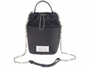 Maison Margiela メゾンマルジェラ ショルダーバッグ 2WAY 5AC ファイブエーシー s61wg0035 ブラック レディース 美品 41183