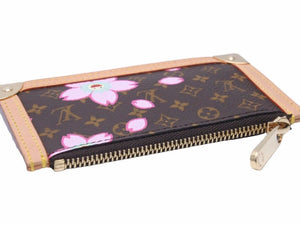新品同様 ルイヴィトン コインケース 村上隆 チェリーブロッサム ポシェットクレ M92015 41219