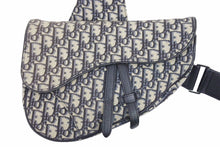 Load image into Gallery viewer, Christian Dior クリスチャンディオール ジャガード クロスボディ サドルバッグ ショルダーバッグ オブリーク 良好 中古 41234
