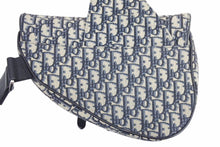 Load image into Gallery viewer, Christian Dior クリスチャンディオール ジャガード クロスボディ サドルバッグ ショルダーバッグ オブリーク 良好 中古 41234