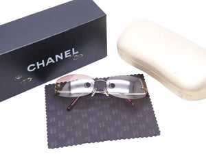 【GINGER掲載商品】 シャネル CHANEL サングラス フチ ココマーク 57□19 4002 眼鏡 小物