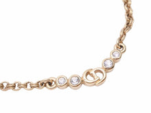 Load image into Gallery viewer, 美品 Christian Dior クリスチャンディオール ネックレス ラインストーン ロゴ ゴールド アクセサリー 小物 11.5g 41256