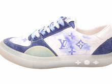画像をギャラリービューアに読み込む, Louis Vuitton ルイヴィトン LV オリライン スニーカー ホワイト ブルー FA0211 レザー スエード PVC サイズ8 1/2 美品 中古 41265