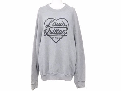 LOUIS VUITTON ルイヴィトン x NIGO プリンテッドハートスウェット サイズ L グレー 22SS RM221M UYR HMY02W 美品 41271