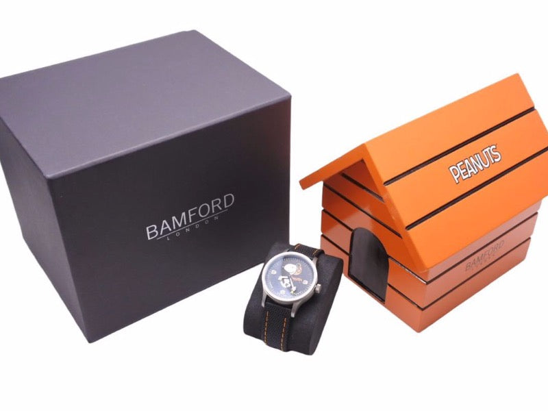 未使用品 スヌーピー SNOPPY バンフォード Goodwoof x Bamford 世界限定75本 メンズ 時計 41276 正規品