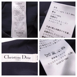 Christian Dior ディオール ドレス ワンピース スカート ネイビー サイズ34 レディース6C21644B1336 中古 4129