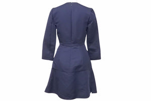 Christian Dior ディオール ドレス ワンピース スカート ネイビー サイズ34 レディース6C21644B1336 中古 4129