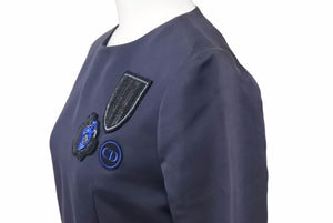 Christian Dior ディオール ドレス ワンピース スカート ネイビー サイズ34 レディース6C21644B1336 中古 4129