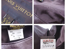 Load image into Gallery viewer, 美品 LOUIS VUITTON ルイ・ヴィトン ベレー帽 帽子 ブラウン ラムスキン レザー ロゴ サイズL 中古 41318