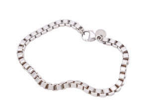 美品 TIFFANY&Co. ティファニー ブレスレット ベネチアン シルバー925 アクセサリー 15.2g 小物 中古 41323