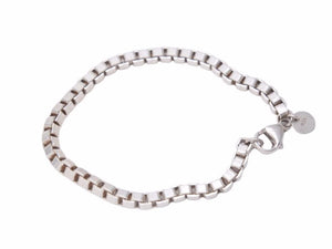 美品 TIFFANY&Co. ティファニー ブレスレット ベネチアン シルバー925 アクセサリー 15.2g 小物 中古 41323