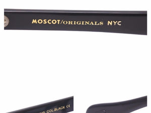MOSCOT LEMTOSH モスコット レムトッシュ サングラス メガネ カラーレンズ プラスチック サイズ 46□24 ブラック 中古 美品 41343