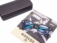 画像をギャラリービューアに読み込む, MOSCOT LEMTOSH モスコット レムトッシュ サングラス メガネ カラーレンズ プラスチック サイズ 46□24 ブラック 中古 美品 41343