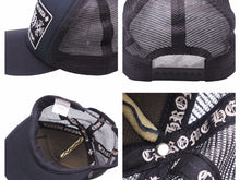 Load image into Gallery viewer, Chrome Hearts クロムハーツ トラッカーキャップ 新型 CH コットン 925シルバー ブラック 美品 中古 41345