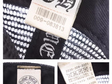 Load image into Gallery viewer, Chrome Hearts クロムハーツ トラッカーキャップ CH コットン ナイロン 925シルバー ブラック 美品 中古 41346