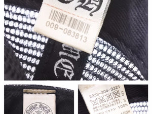 Chrome Hearts クロムハーツ トラッカーキャップ CH コットン ナイロン 925シルバー ブラック 美品 中古 41346