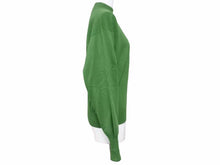 Load image into Gallery viewer, 美品 HERMES エルメス ニット ハイネック グリーン トップス カシミヤ サイズL 中古 41348