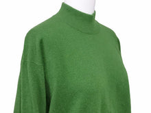 Load image into Gallery viewer, 美品 HERMES エルメス ニット ハイネック グリーン トップス カシミヤ サイズL 中古 41348