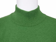 Load image into Gallery viewer, 美品 HERMES エルメス ニット ハイネック グリーン トップス カシミヤ サイズL 中古 41348