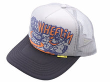 Load image into Gallery viewer, 新品 KAPITAL TRUCK CAP キャピタル トラックキャップ FREE WHEELIN ポリエステル ナイロン グレー ブラック 中古 41375